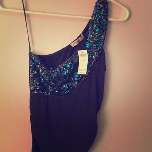 Arden b black dress with sequins